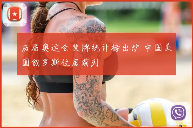 历届奥运会奖牌统计榜出炉 中国美国俄罗斯位居前列