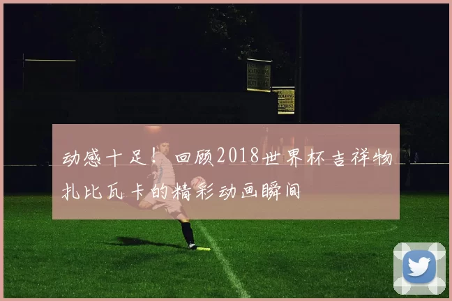 动感十足！回顾2018世界杯吉祥物扎比瓦卡的精彩动画瞬间