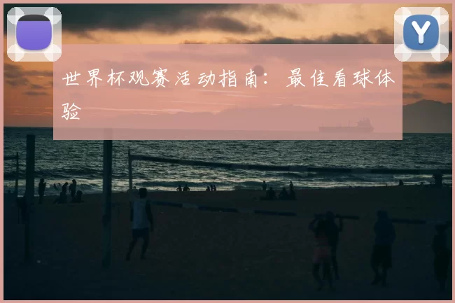 世界杯观赛活动指南：最佳看球体验