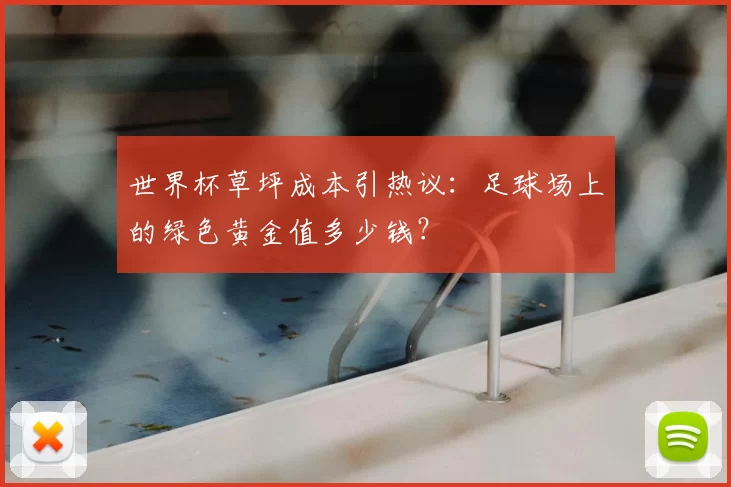 世界杯草坪成本引热议：足球场上的绿色黄金值多少钱？